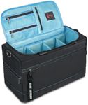 Krone Kalpasmos Sneaker Bag for Travel/Sneakerhead gift/Outdoor Sports Bag/Gym Bag /, A Multi-functional Travel Duffel Bag with 3 Adjustable Dividers, & Shoulder Strap,Made of Nylon Light Blue