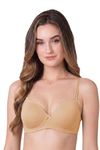 Van Heusen Women Bra - Cotton Easy Set Lycra - Anti Bacterial, Wireless, Padded, Full Coverage, Breathable (Skin_36B)
