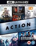 The Action 5 Movies Collection: The Huntsman Winter's War + Warcraft: The Beginning + Lucy + Everest + Battleship (4K UHD + Blu-ray + Digital Download) (10-Disc) (Special Edition Box Set) (Uncut | Region Free 4K Ultra HD / Blu-ray | UK Import) - Also includes Bumblebee (Limited Collector's Edition Steelbook) (4K UHD + Blu-ray) (2-Disc)