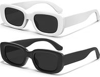 AWGSEE Retro Rectangle Kids Sunglas