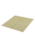 FULI Japanese Tatami Mattress, Igusa Mat (Japanese Rush Grass) Foldable, Made in Japan (Natural, King)