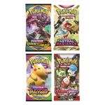 Pokemon TCG: 4 Booster Packs – 40 Cards Total | Value Pack Includes 4 Random Booster Packs of Pokemon Cards 1x TitanCards® Toploader