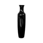 Rocendlor Tall Floor Vase, 27.5 inches Large Vase, Decorative Flower Vases for Living Room, Office, Fireplace, Home Decor, Resin Black Vase.