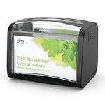 Tork 272611 Xpressnap Tabletop Napkin Dispenser N4 / Paper Dispenser Suitable for N4 Interfold Napkin Refills / Signature Design / Black (x4)