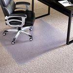 ES ROBBINS EverLife Chair Mat for Extra High Pile Carpet, 46" x 60'', Clear