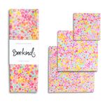 Bee Kind® Beeswax Food Wrap - 3 Pack (S,M,L) - Handmade in Canada - Handpainted Designs - Premium Quality (Valencia)