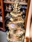 SwarnHouse Decors® Tiered Buddha Water Fountain for Home, Office, Living Room, Garden Large Size - 4 FT (Antiquee)