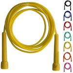 Farabi Sports Skipping Rope Jump Rope Fitness Gym Boxing Training Jumping Rope (Yellow)