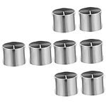 Mobestech 8 Pcs Gas Stove Knob Cooktop Surface Control Knobs Cooktop Burner Knob Burner Stove Knob Universal Stove Knobs Ge Profile Stove Knobs Metal Burner Knob Button Zinc Alloy Air