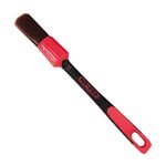 Mafra Detailing Brush 12 (16MM) Red, Heading - Auto Detailing Brush, Multipurpose Detailing Brush, car Cleaning Brush, car Engine Compartment Cleaning Brush, Soft car Brush (Small, Red)