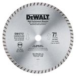 DEWALT Diamond Blade for Masonry (DW4712B), Silver, 7-Inch, Packaging May Vary