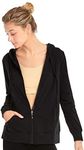 Sofra Women's Thin Cotton Zip Up Ho