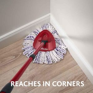 Vileda Turbo 3-in-1 Spin Mop and Bucket Set – Microfibre Head, Foot Pedal