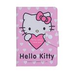 Fun Cartoon Case for iPad mini 1 2 3 (Not for iPad mini 4), Kids Disney Character choices for Girls Boys/Cover Auto Wake/Sleep/Children Gift Favorite choice (Cat pink Hello Kitty)