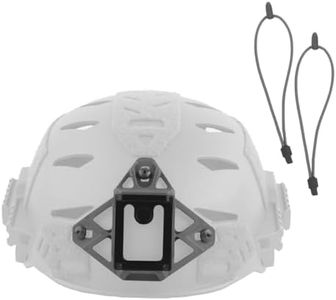 Tactical Helmet NVG Mount with Modular Bungee Shroud and Sports Camera Bracket Base for Wendy 3.0 Helmet