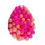 STERUN Ball Pit Balls 100 Pink Playballs Smooth Surface & No Sharp Edges, Crush Proof, Toxic Free 6cm Soft Pit Balls For Kids Indoor Outdoor Play | Balls For Ball Pit