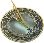 Rome RM2308 Brass Sundial Grow Old 