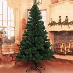 ALILA Heavy Dense Hinged Spruce Christmas Tree for Xmas Decoration with Solid Metal Stand (4 Feet)