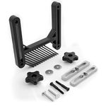 Fulton Single Deluxe Featherboard with Aluminum Miter Lock Bar and T Bolt Hardware for Track or Miter Slot Mounting Ideal for Table Saws Router Tables and Band Saws