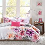 Intelligent Design Olivia 4 Piece Comforter Set, Twin/Twin X-Large, Pink