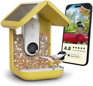 BIRD BUDDY® Original Smart Bird Feeder with Camera Solar Powered. High Resolution AI Camera for Beautiful Close-up Shots and a Unique Bird Watching Experience