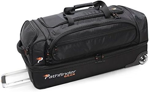 Pathfinder Pathfinder Gear 32" Rolling Drop Bottom Duffel, 32", Black (Black) - P3167-01-32WD