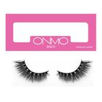 ONMO Beauty False Eyelash For Women-Natural & Lightweight Faux Mink Fake Eyelashes/Long Lasting Eye Makeup Lash 5D / Soft & Comfortable Black Reusable Cat Eye Lashes -Fluttery & Wispy (Goddess)