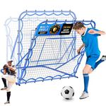 Soccer Baseball Rebounder Net, 3.7x3.7 FT Volleyball Pitchback Sport Training for Control, Passing Practice, Easy Setup Lacrosse Soccer Goal Rebounder, Gifts Equipment for Youth, Teens & Adults