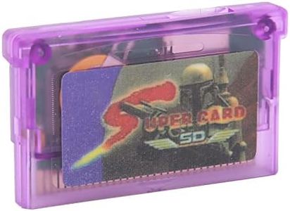Jiawu Video Games Memory Card for GBA Burning Card Game Flashcards, 2GB GBA Flash Cart Gameboy Flash Cartridge, for GBA SP, for SP, for GBM, for IDS, for NDS Lite Game