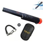 Metal Detectors Portable Gold Hunter Gold Finder Hand Held with LED light for Low Light Uses (NEW Blck)