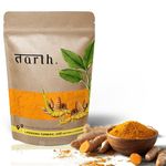 Tarth Organic Lakadong Turmeric - High Curcumin (7-12%) - From the West Jaintia Hills of Meghalaya - 100% Organic Chemical-free Turmeric Powder - World's Finest Turmeric/Haldi (100 grams)