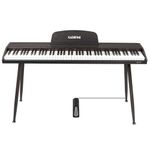 Kadence S193 88-Key Progressive touching-sensitivity Digital Piano with MIDI and Bluetooth - For Kids (Dark Brown)