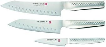 Global Ni 3-Piece Kitchen Knife Set 1.0 cm*1.0 cm*1.0 cm Silver