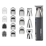 BaByliss Men Super-X Metal Series 15 in 1 Multi Trimmer, Silver, Grey