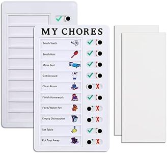 Mwoot 2 Pieces Chore Chart Customized Memopad Checklist Boards for Adults, Daily to Do List Checklist Chart, Detachable Chores Board with Blank Paper for Planner Schedule Reminder