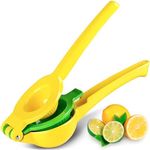 Simple Craft 2-In-1 Lemon Squeezer - Easy To Use Manual Juicer Hand Press - Lemon Juicer & Lime Squeezer Extracts Juices in Seconds