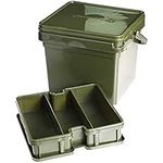 Ridge Monkey Compact Modular Bait Bucket System 7.5L- Carp Fishing Bait Organiser Storage Tubs