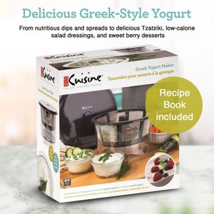 Euro Cuisine Greek Yogurt Maker – Homemade Yogurt Machine