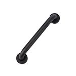 supregear Bathroom Grab Bar, 30 cm Non-Slip 201 Stainless Steel Bathroom Safety Grab Bar Oil Rubbed Black Hand Rail for Bathtub Toilet Kitchen Bedroom Shower, Concealed Screw Wall Mounted