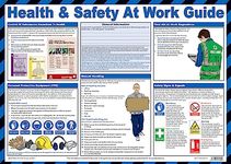 Safety First Aid Group Health & Safety at Work Guide Poster - Laminated (59 x 42 cm)