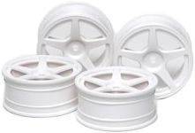 Tamiya 300053471 4 Narrow Wheel Rims 5 Spoke Tour