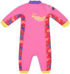 Konfidence Splashy Swimsuit-Eco Friendly Baby Swimming Costume,0-24 Months Made with Recycled Plastic,Soft & Warm Fleece Lined Baby Swimsuit with 50+ UV Protection (Joni 6-9 Months)