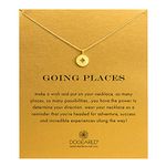 Friendship Necklaces for Women Girls Going Places Necklace Good Luck Gifts for Women Coworkers Family Good Friend Necklace with Message Card Gift