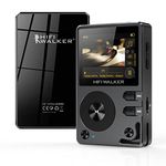 HIFI WALKER H2, High Resolution MP3 Player with Bluetooth, DSD DAC, HiFi Portable Digital Audio Player Lossless High-Res Music Player with 64GB Memory Card, Support Up to 256GB