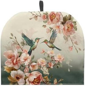 ZUXONGSY Hummingbird Flower Tea Cozy for Teapot Tea Insulated Cosy for Kitchen Accessory Tea Pot Cozy for Keeping Warm