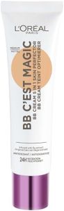 L'Oréal Paris Magic BB Cream SPF 20, 5-in-1 Skin Tint, Medium, 30ml