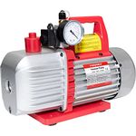 Kozyvacu Dual-Stage Rotary Vane Vacuum Pump for HVAC/Auto AC Refrigerant Recharging, EPoxy Resin or Wine Degassing, Laboratory, Medical or Milking (500P)