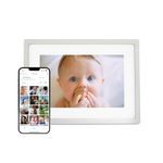 Skylight Digital Picture Frame: WiFi Enabled with Load from Phone Capability, Touch Screen Digital Photo Frame Display - Customizable Gift for Friends and Family - 10 Inch Silver