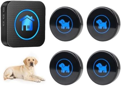 Dog Door Bell 2026 Enhanced Touch, Wireless Doggie Doorbell for Potty Training to Go Outside, IP65 Waterproof, 1000ft Range, 55 Melodies, 5 Modes & Adjustable Volume (4 Buttons)
