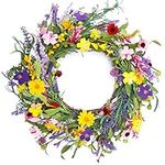 CEWOR 20 Inches Spring Wreaths for 